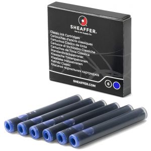 Naboje do pióra wiecznego Sheafer Prelude 6szt niebieskie
